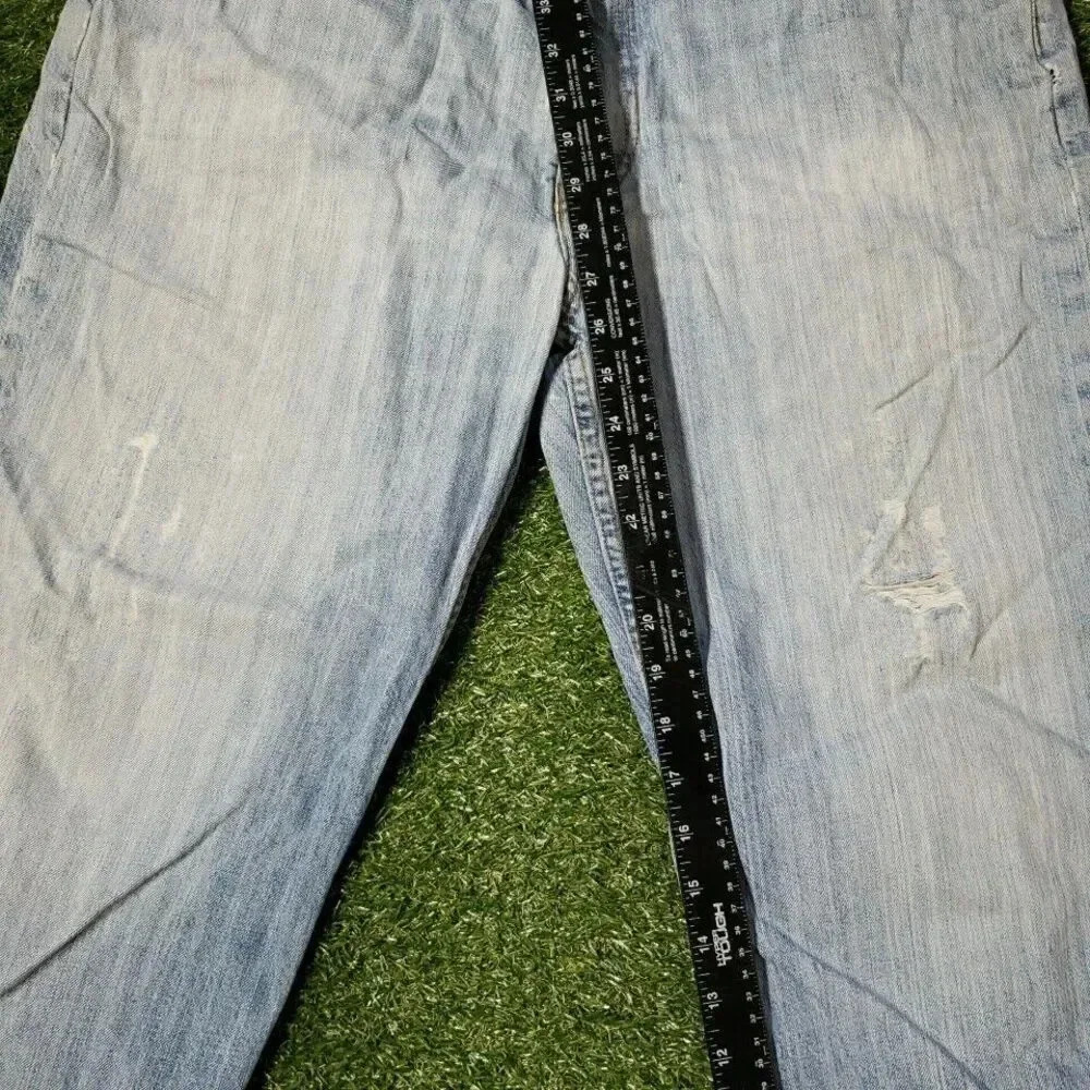 Levis Men Size 38 x 29 Jeans 550 Relaxed Fit Pants Cotton Light Wash Denim - Picture 6 of 8